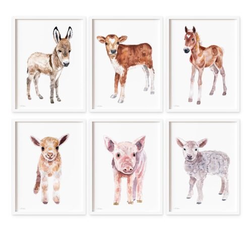 Farm Nursery Prints
