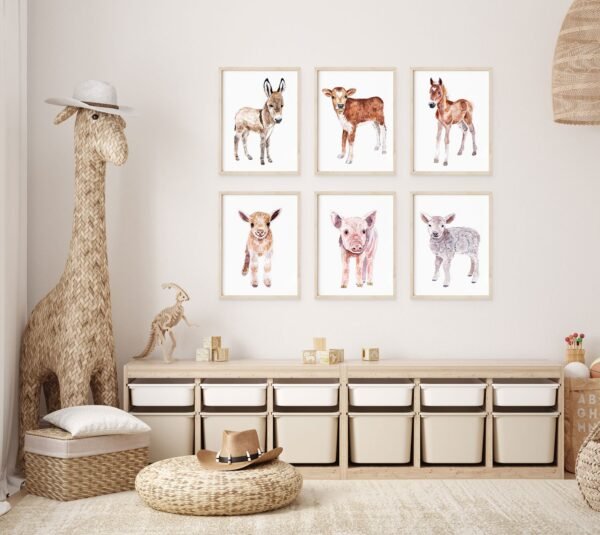 Farm Nursery Prints Farm Nursery Prints