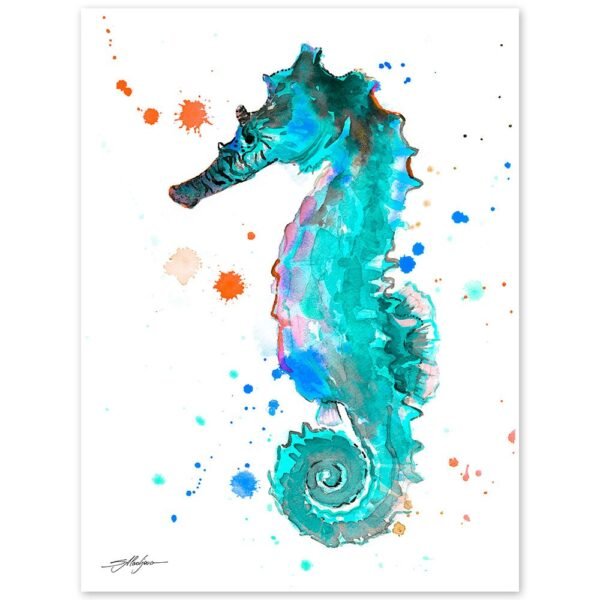 Blue Seahorse