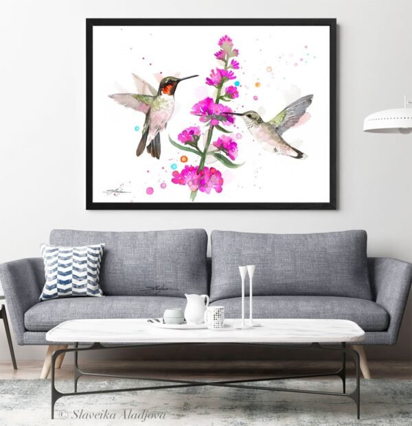 Ruby-Throated Hummingbirds Ruby-Throated Hummingbirds