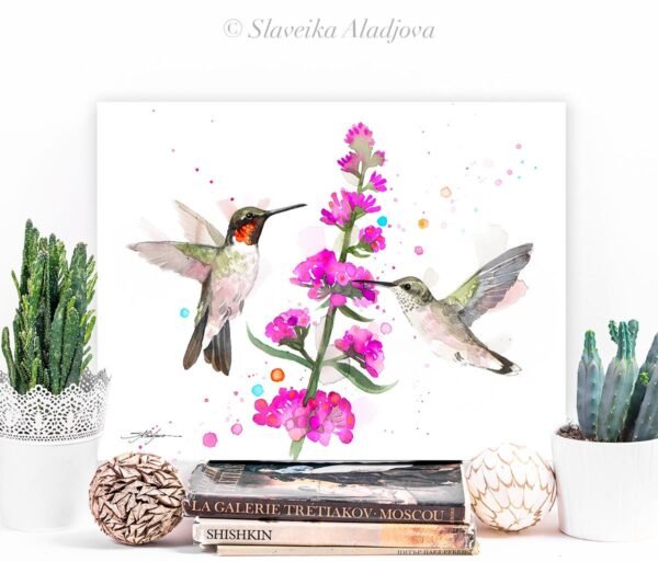 Ruby-Throated Hummingbirds Ruby-Throated Hummingbirds