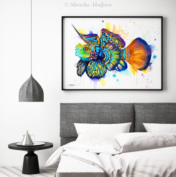 Synchiropus splendidus, Mandarinfish, Mandarin dragonet