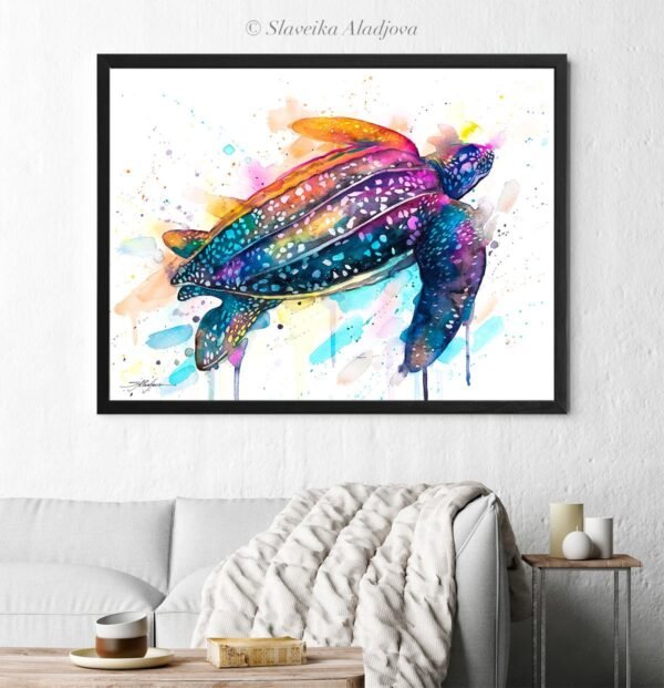 Leatherback sea turtle