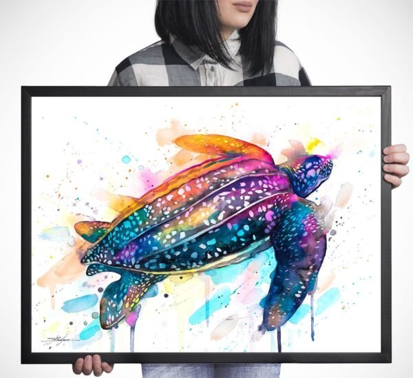 Leatherback sea turtle
