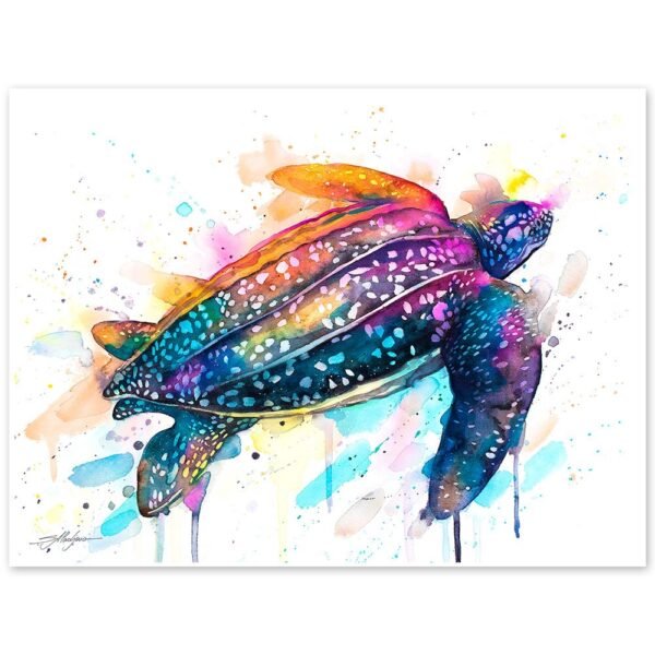 Leatherback sea turtle