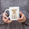 Baby lion coffee mug Baby lion coffee mug