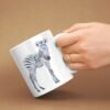 Baby zebra watercolor mug