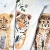 Lion cub watercolor Kids T-shirt