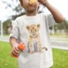 Lion cub watercolor Kids T-shirt