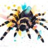 Mexican Red Knee Tarantula, Spider Mexican Red Knee Tarantula, Spider