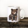 Baby brown bear coffee mug