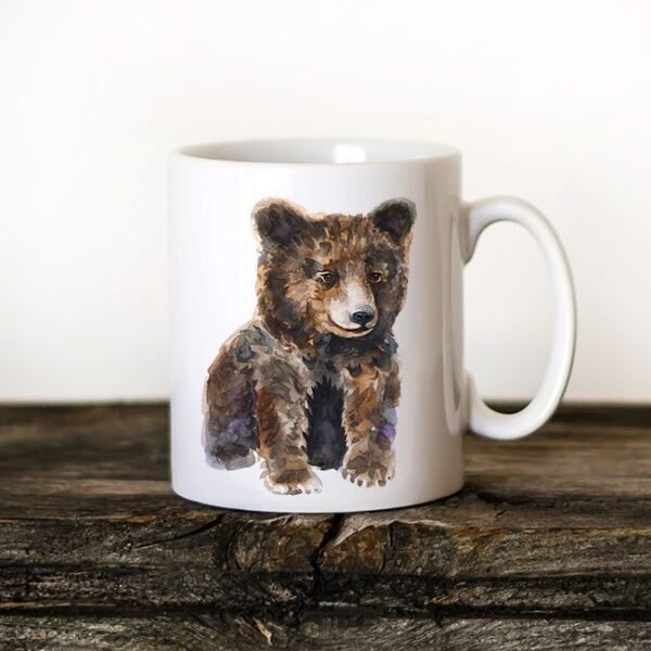 Baby brown bear coffee mug