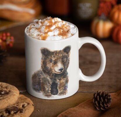 Baby brown bear coffee mug