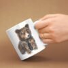 Baby brown bear coffee mug