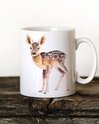 Baby deer coffee mug