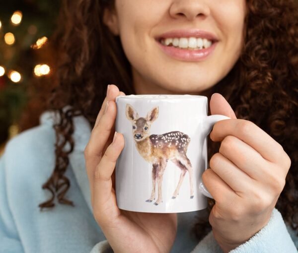 Baby deer coffee mug