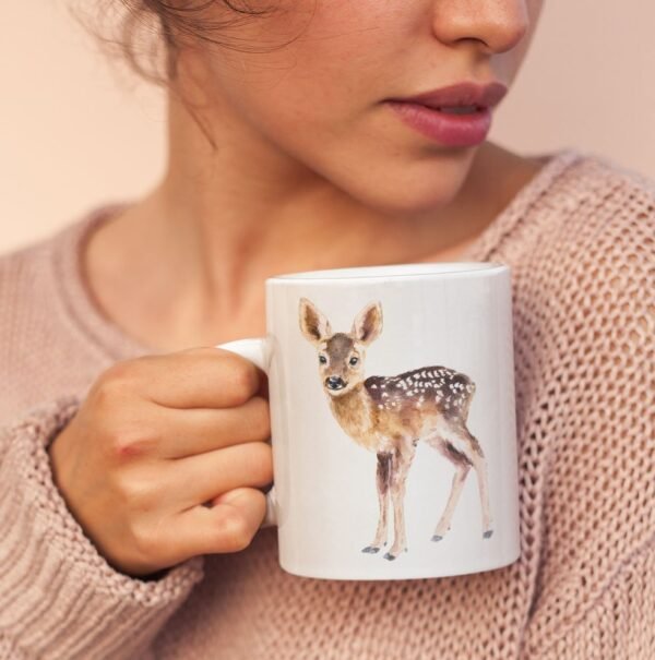 Baby deer coffee mug