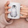 Baby Penguin Watercolor Mug 5 Baby penguin coffee mug
