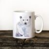 Baby polar bear coffee mug