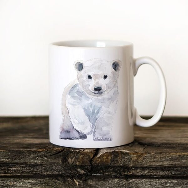 Baby polar bear coffee mug