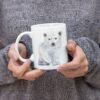Baby polar bear coffee mug