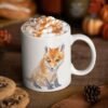 Baby red fox coffee mug