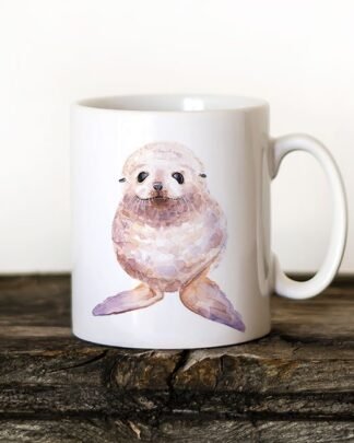 Baby seal coffee mug