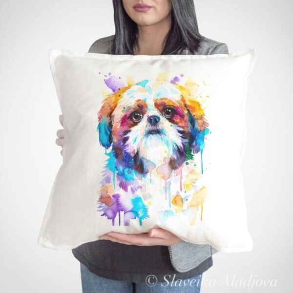 Shih Tzu, Dog art Pillow case