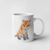 Baby red fox coffee mug