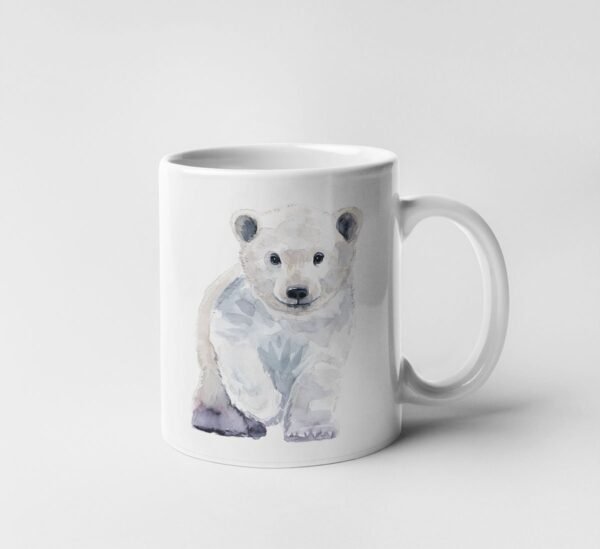 Baby polar bear coffee mug