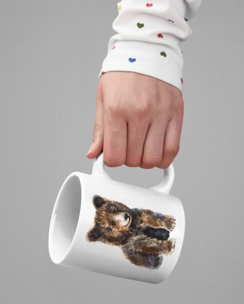 Baby brown bear coffee mug