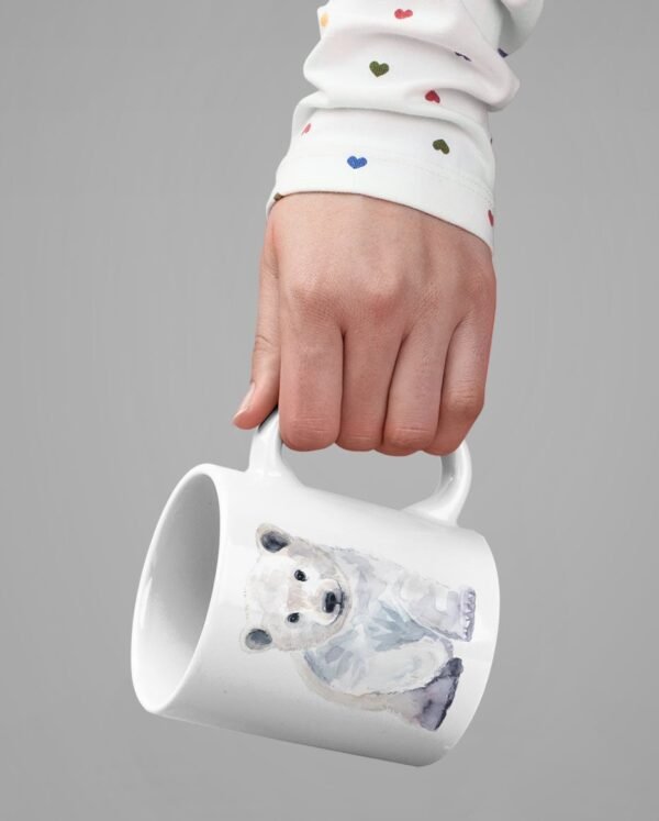 Baby polar bear coffee mug