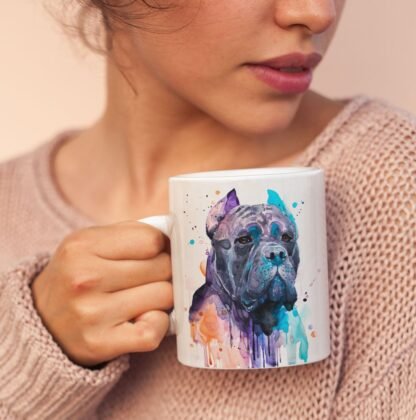 Cane Corso coffee mug, watercolor