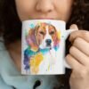 Beagle dog, Foxhound coffee mug