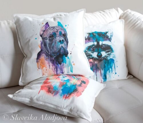 Cane Corso, Dog art Pillow case