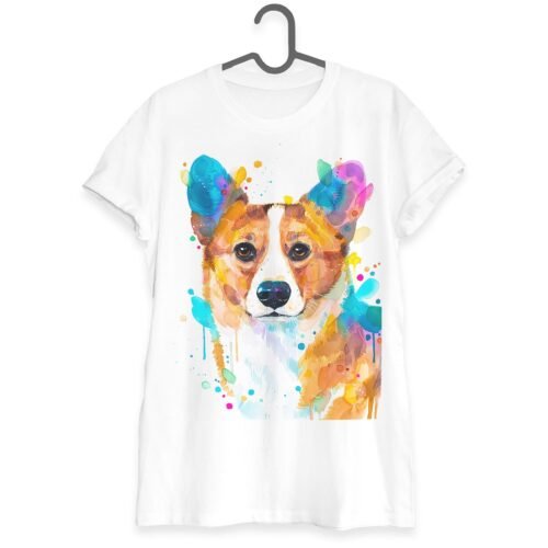 Pembroke Welsh Corgi, Dog art T-shirt