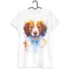Brittany Spaniel , Dog art T-shirt