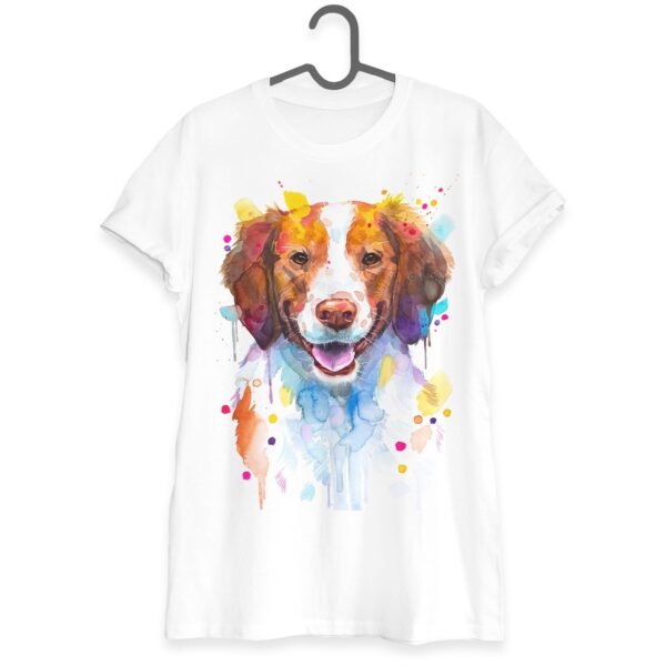 Brittany Spaniel , Dog art T-shirt