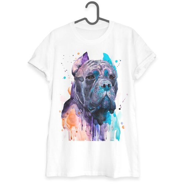 Cane Corso, Dog art T-shirt, watercolor