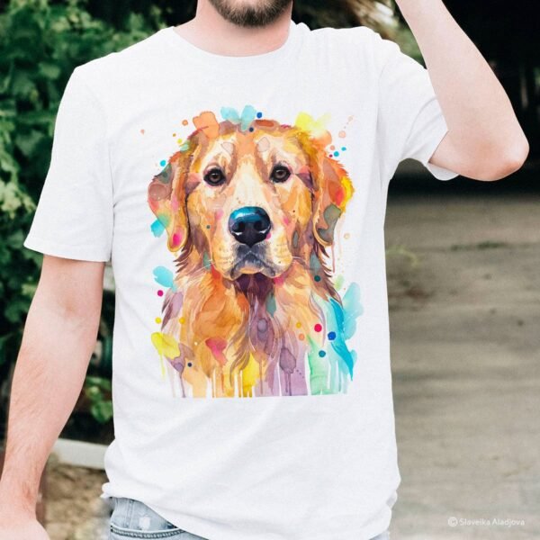 Golden Retriever , Dog art T-shirt
