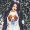 Brittany Spaniel , Dog art T-shirt