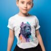 Cane Corso, Dog art T-shirt, watercolor