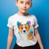 Pembroke Welsh Corgi, Dog art T-shirt