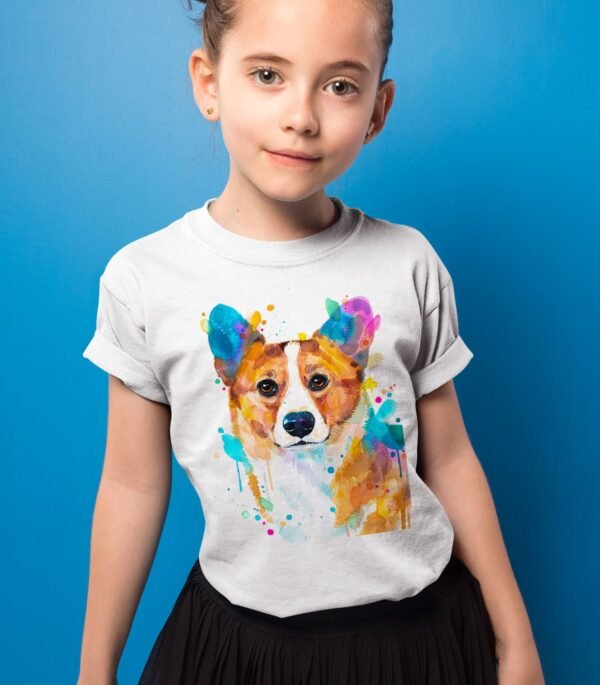 Pembroke Welsh Corgi, Dog art T-shirt