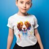 Brittany Spaniel , Dog art T-shirt