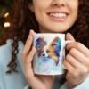 Papillon coffee mug