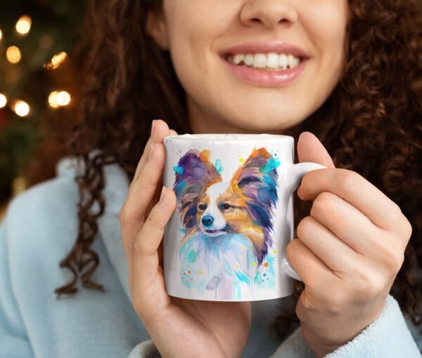 Papillon coffee mug