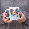 Papillon coffee mug