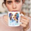 Papillon coffee mug