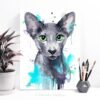 Oriental Shorthair cat